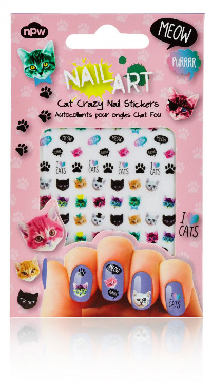 Nageldekoration Katter